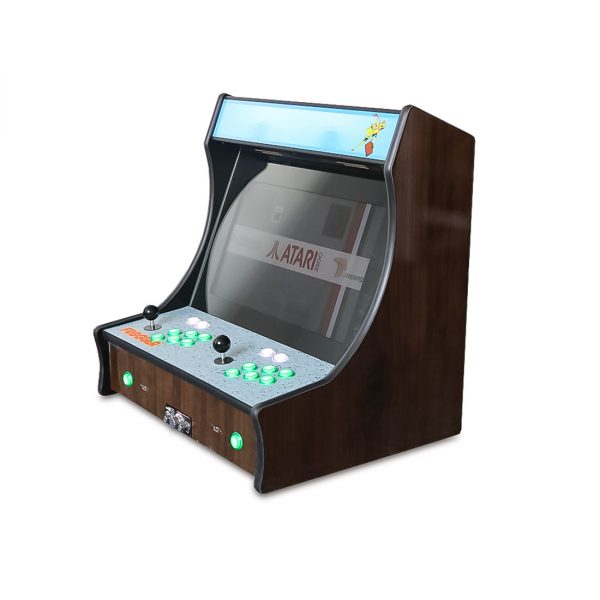 21.5" Woodgrain Frogger Bartop Arcade - Image 3