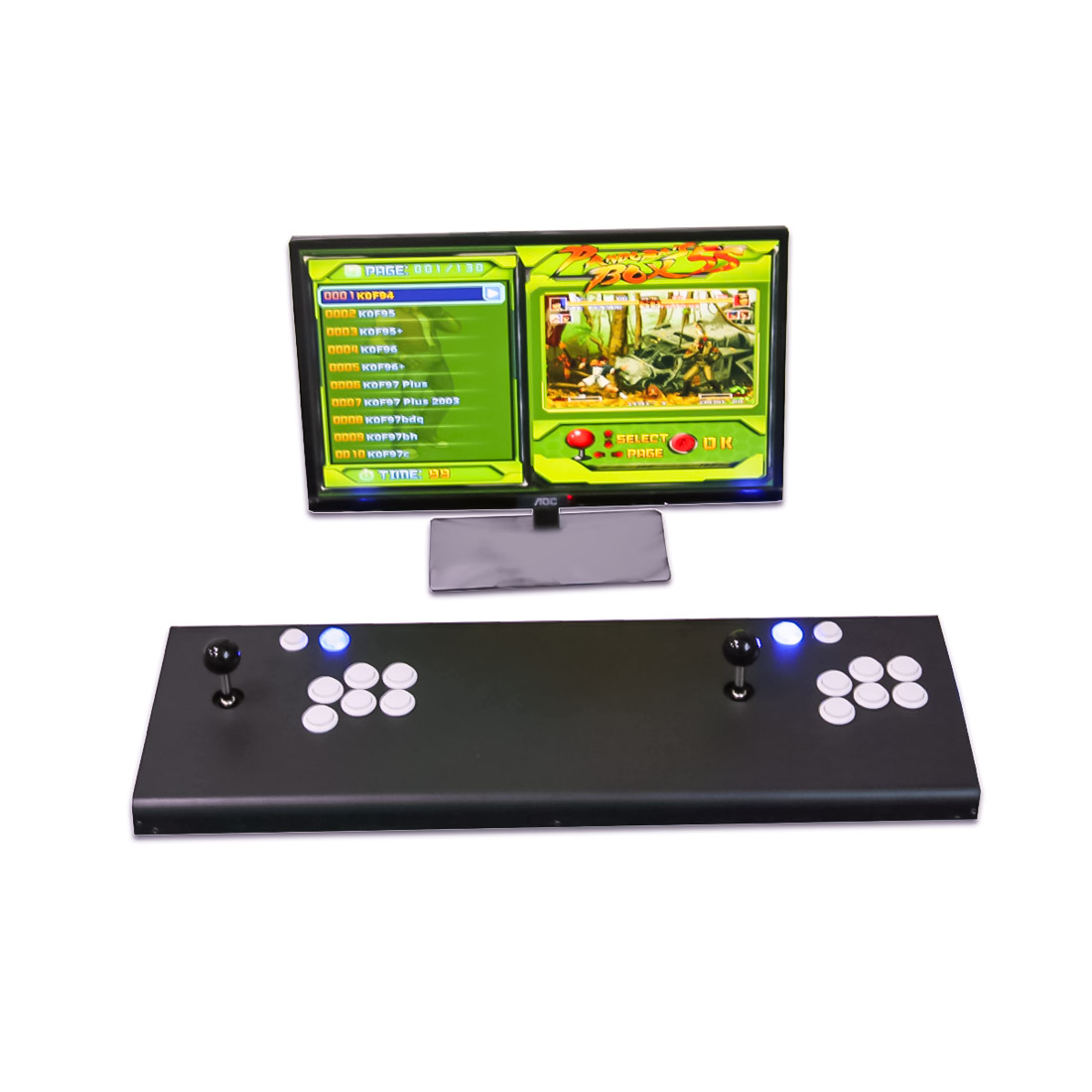 Black Top & Blue Bottom Pandora’s Box Game Pad